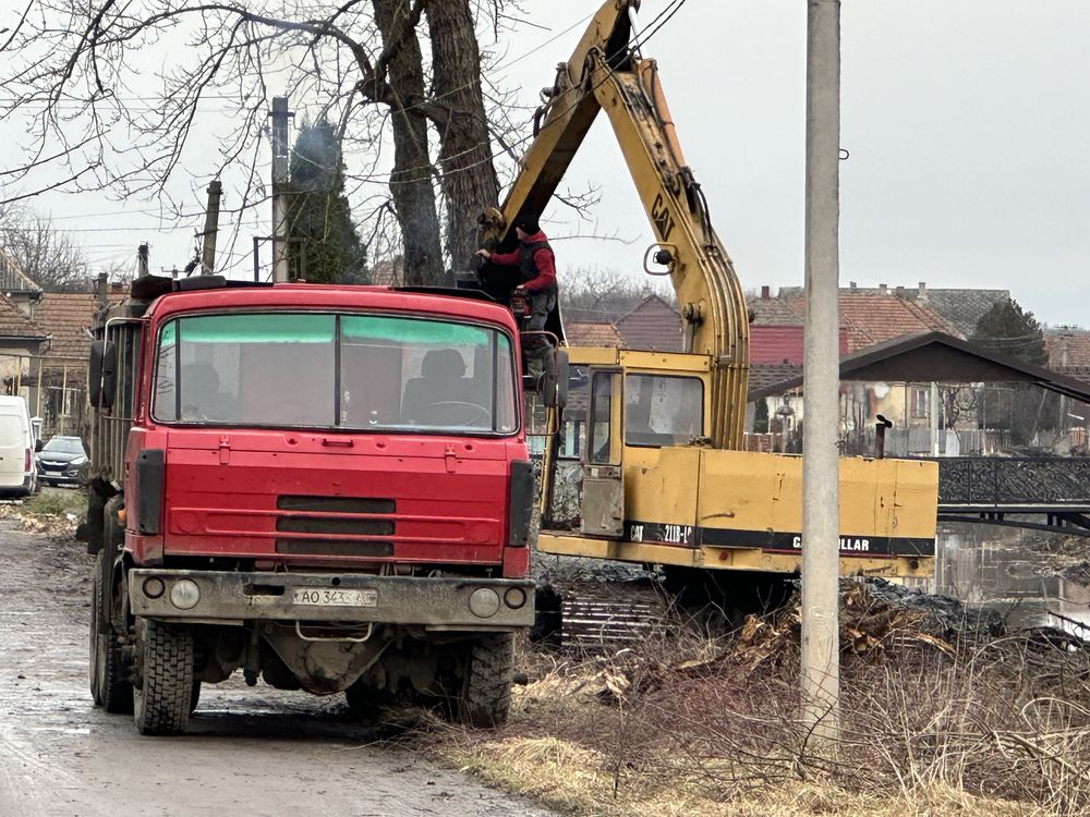 Послуги екскаватора . Оренда екскаватора, екскаватор гусен. Болотнік