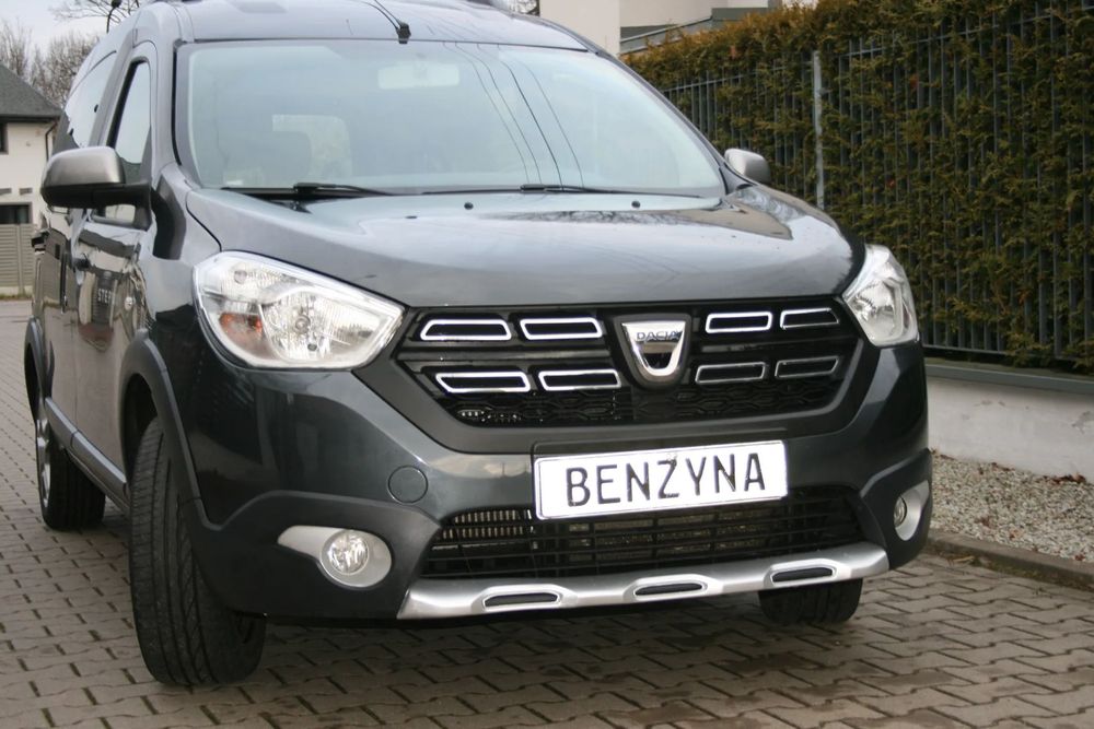 Dacia Dokker 1.2 benzyna step-way navi pdc tempomat 2x suwane drzwi lift!