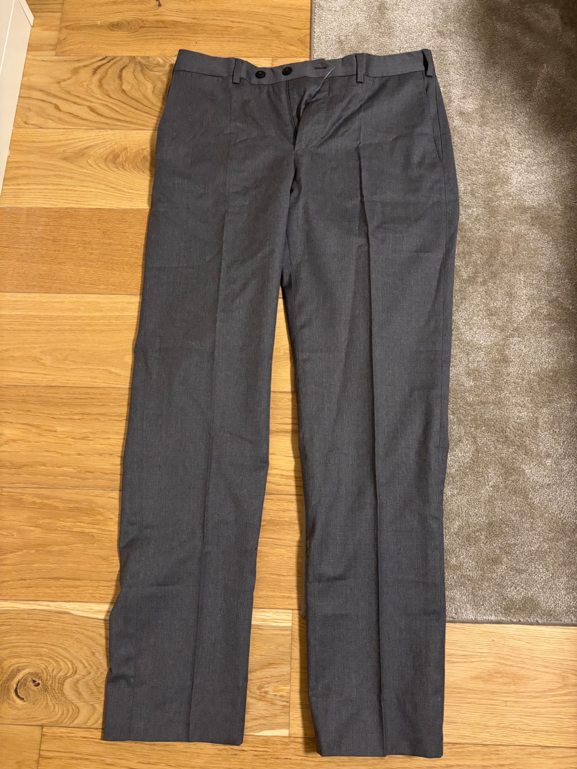 Calça de fato cinza Massimo Dutti