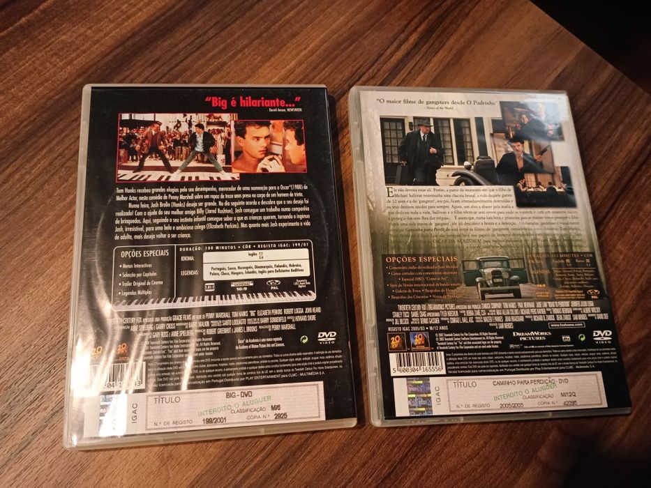 DVD Big e Caminho para a perdição