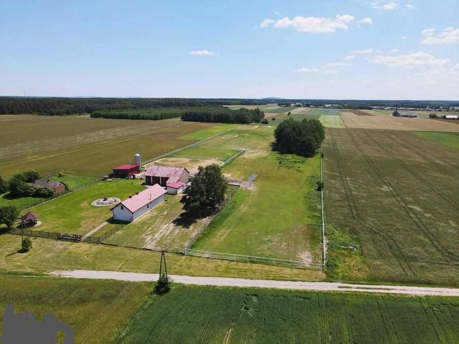 Siedlisko, gospodarstwo rolne w pięknej okolicy, dom ze stajnią