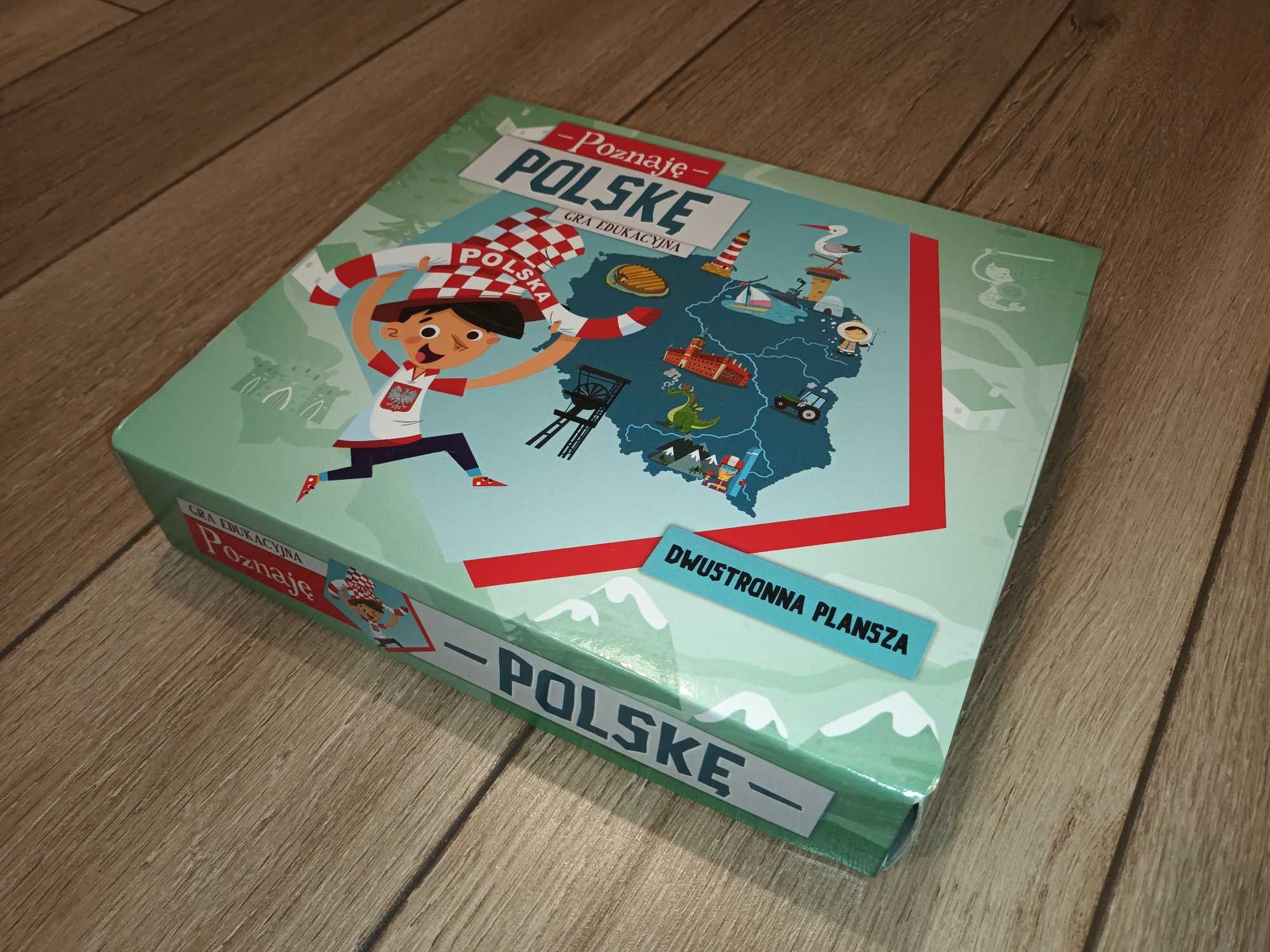 Gra edukacyjna Poznaję Polskę wydawnictwa Zielona Sowa