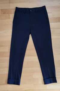 Spodnie męskie garniturowe z mankietami Slim Fit Zara r. 38