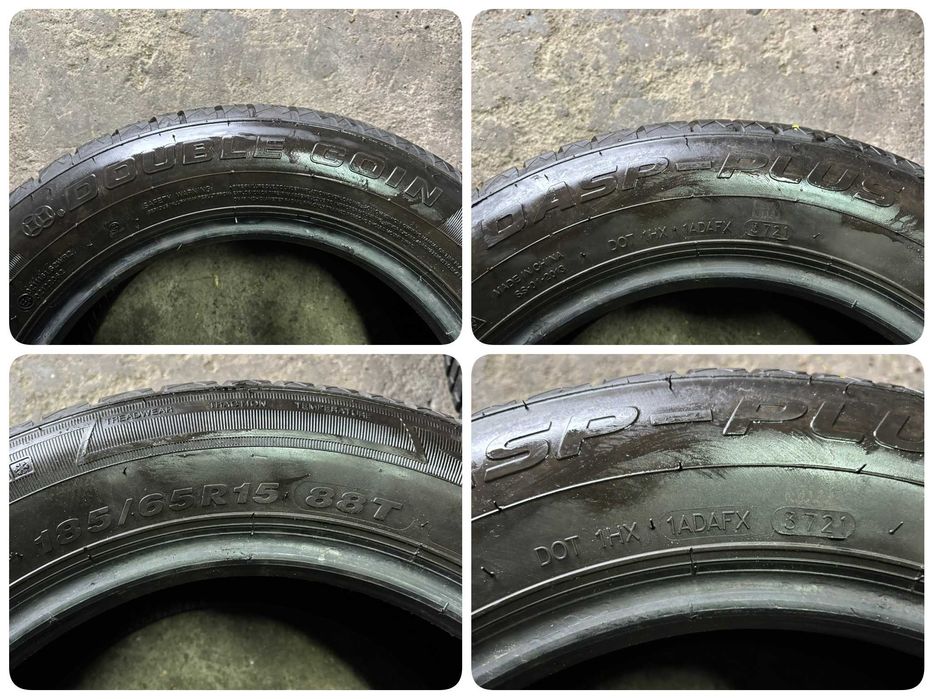 2X Opony Całoroczne 185/65R15 88T DOUBLE COIN DASP+ 7.3MM 2021R Całe!