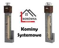 Komin systemowy ceramiczny wysokość 4m , Fi 180/200