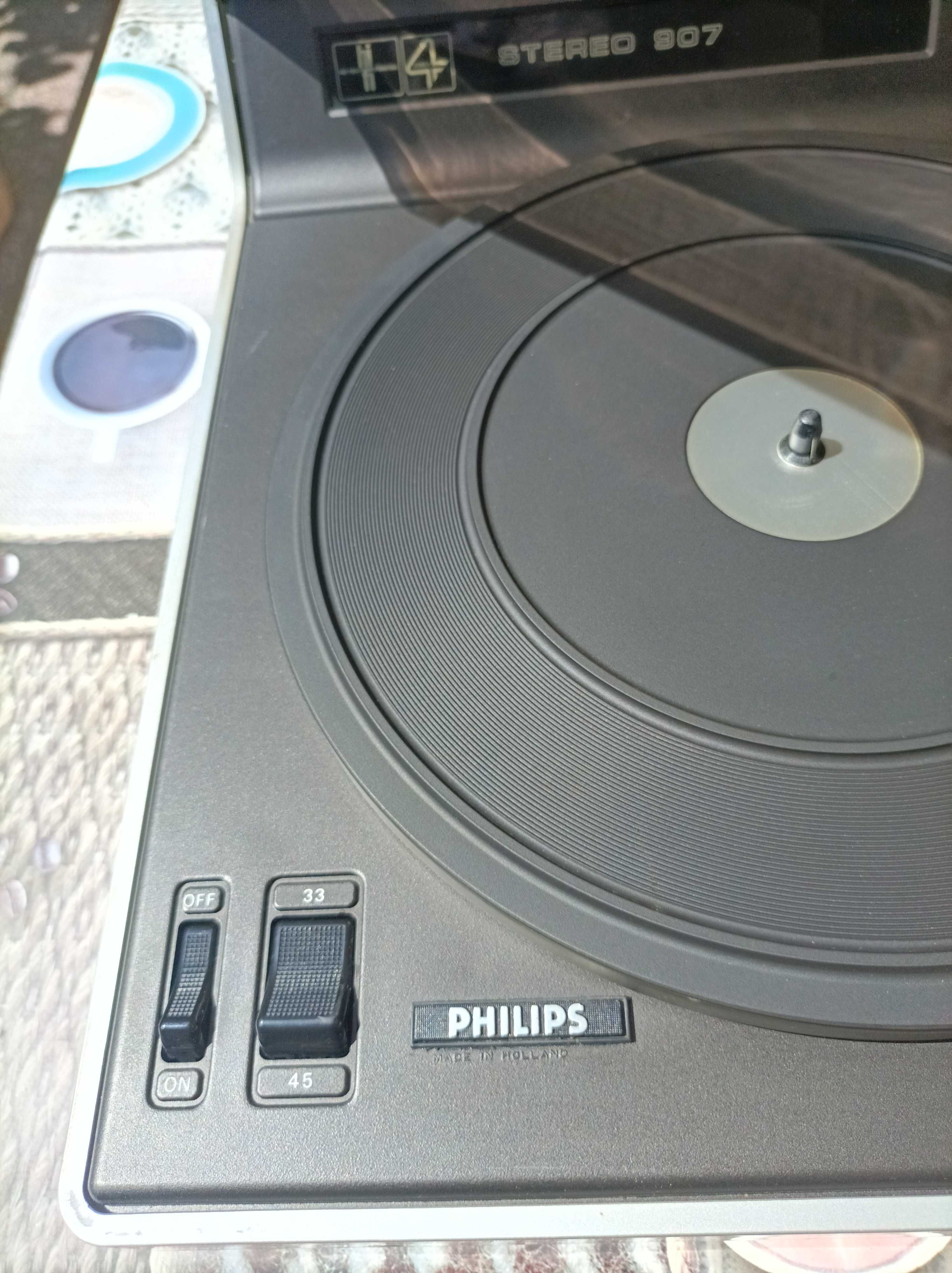 Philips Stereo 907 gramofon retro