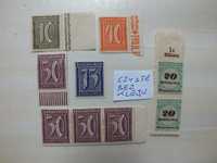 9szt. znaczki margines Niemcy 1922/1923r.,CYFRY Rzesza czyste Reich