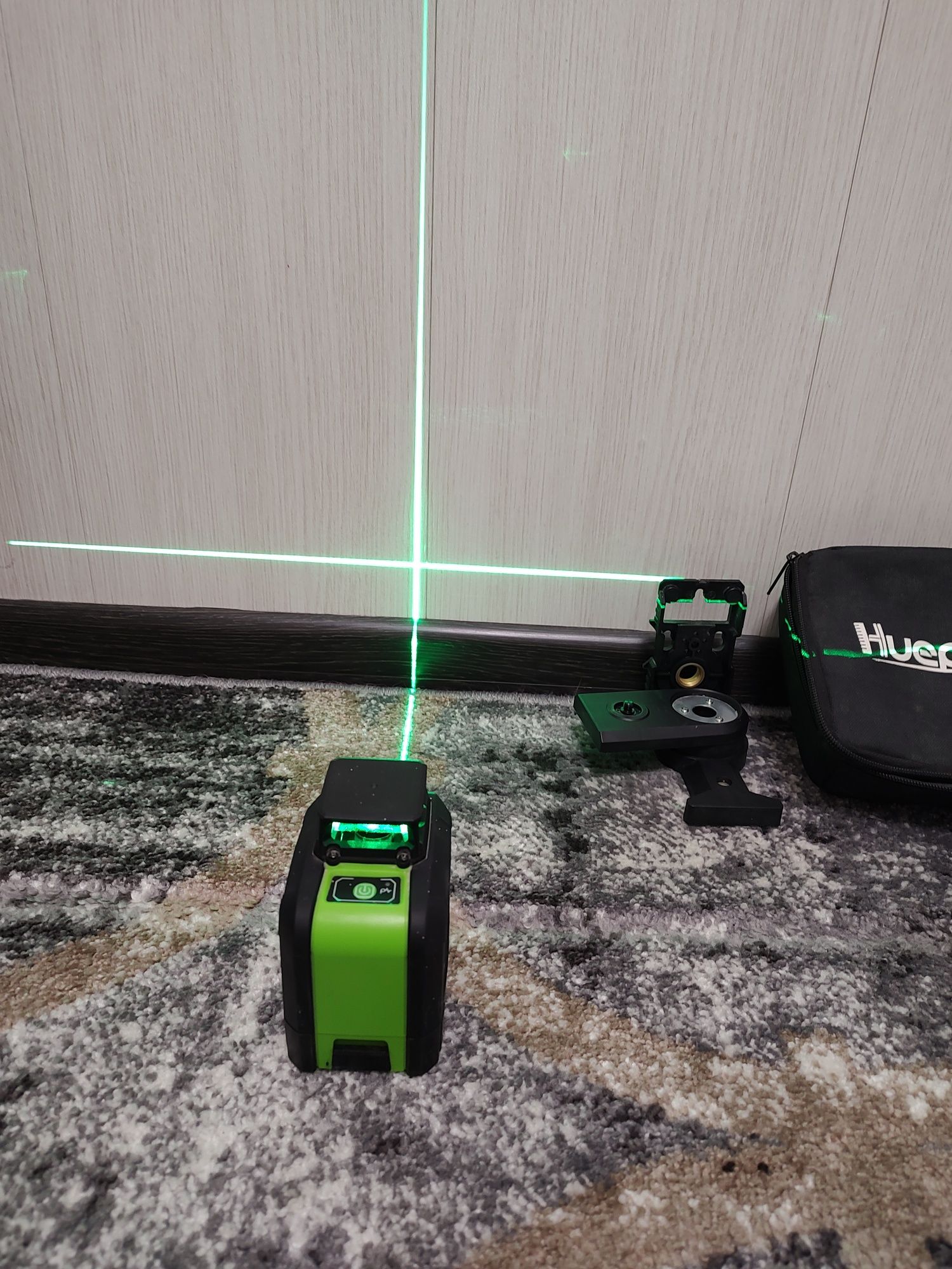 Лазерный уровень Huepar HP-901CG 360° Зелений лазер