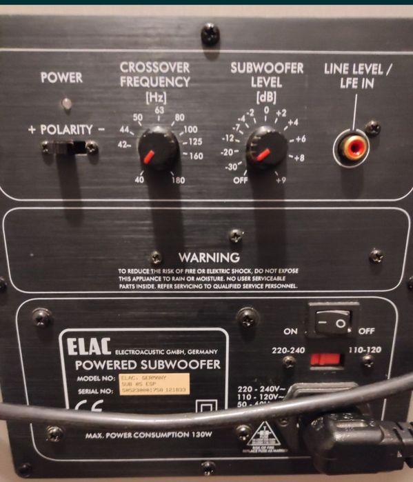 Subwoofer elac sub 05 esp