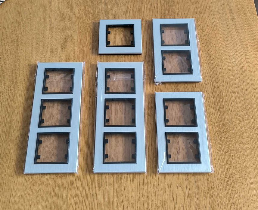 Ramki Hager Lumina Passion aluminium srebrne