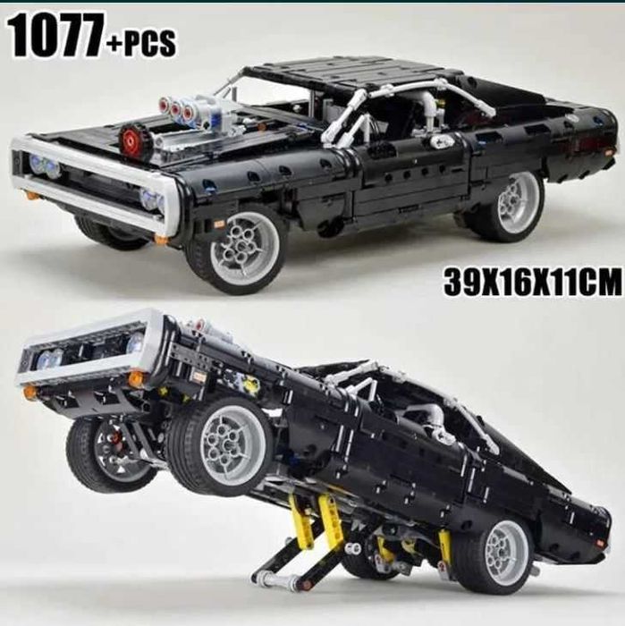 NOWE Klocki komp. z LEGO 42111 Dom's Dodge Charger 1077 elementów