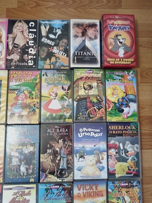 Cassetes VHS Antigos