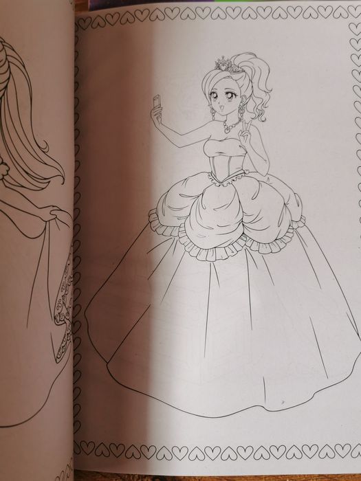 Kolorowanki i zadania dla dziewczynek