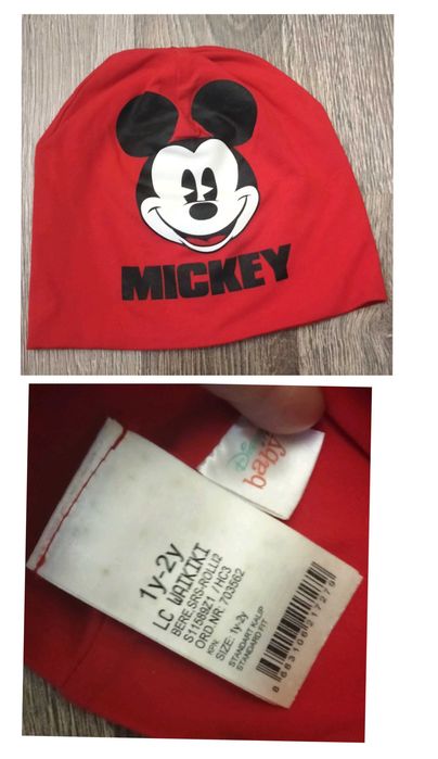 Демисезонные  фирменные шапочки для детей  (от 1 года до 2,5 лет)