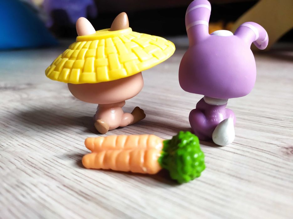Figurki LPS #827 i #828 Króliki