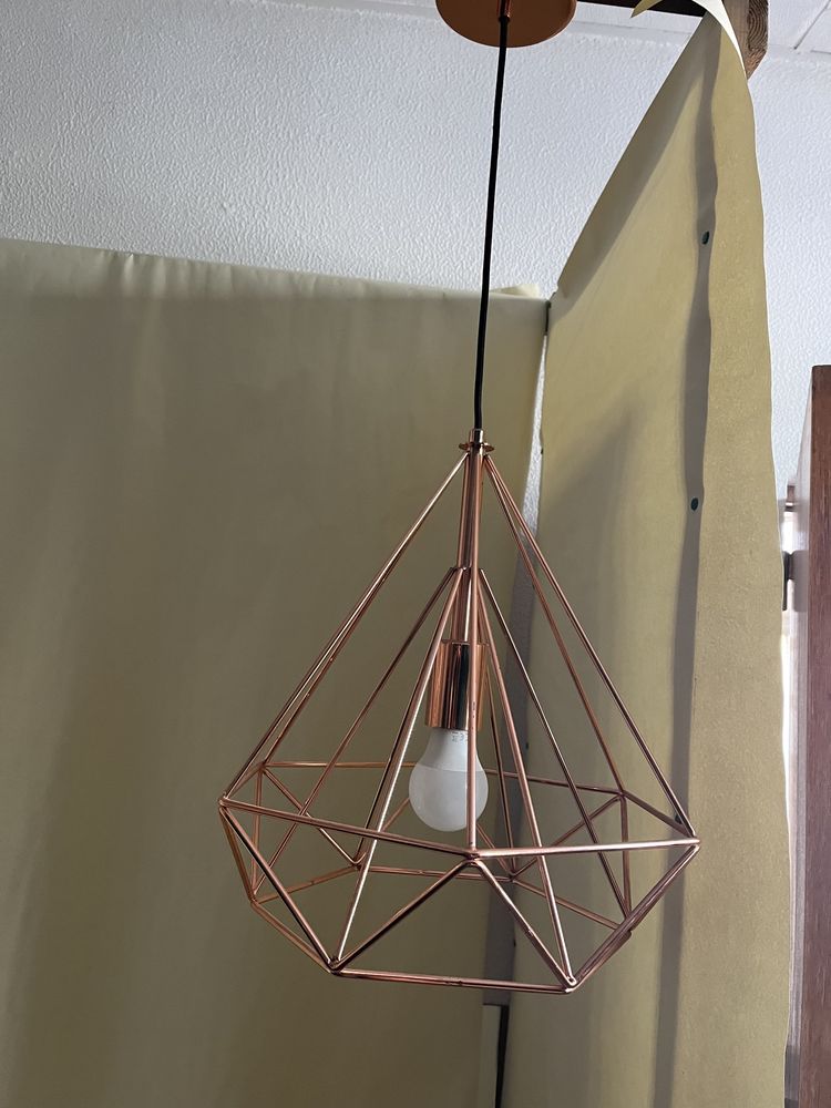 Candeeiro de Tecto Inspire modelo 79696 cobreado