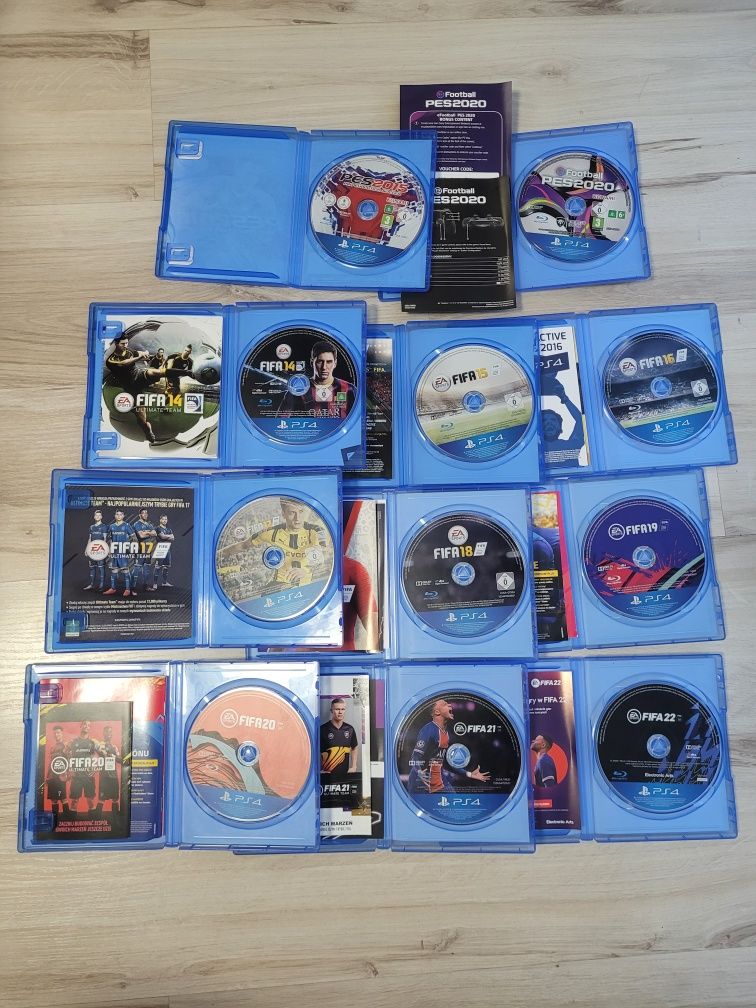 Fifa 18, 20-22, pes15 na ps4