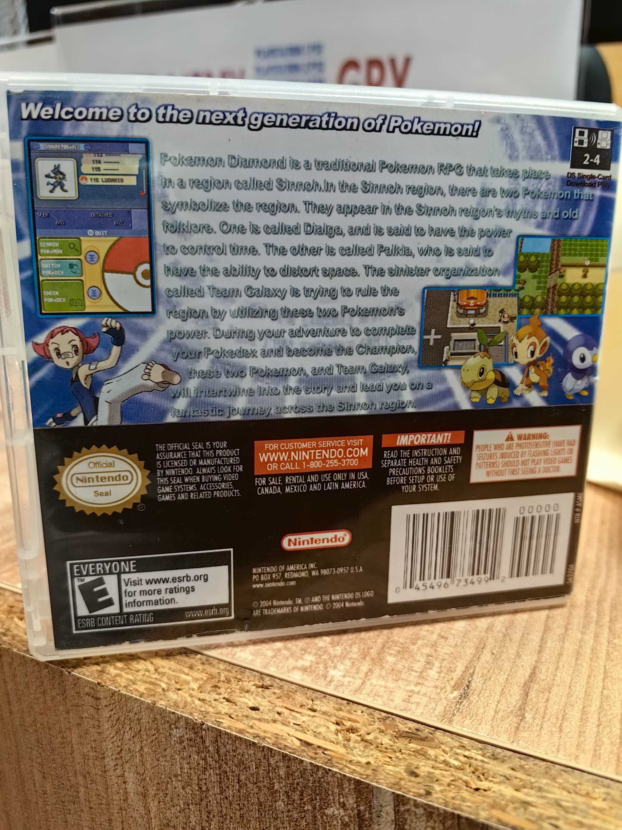 Pokemon Diamond DS 100% Oryginał Sklep Wysyłka Wymiana