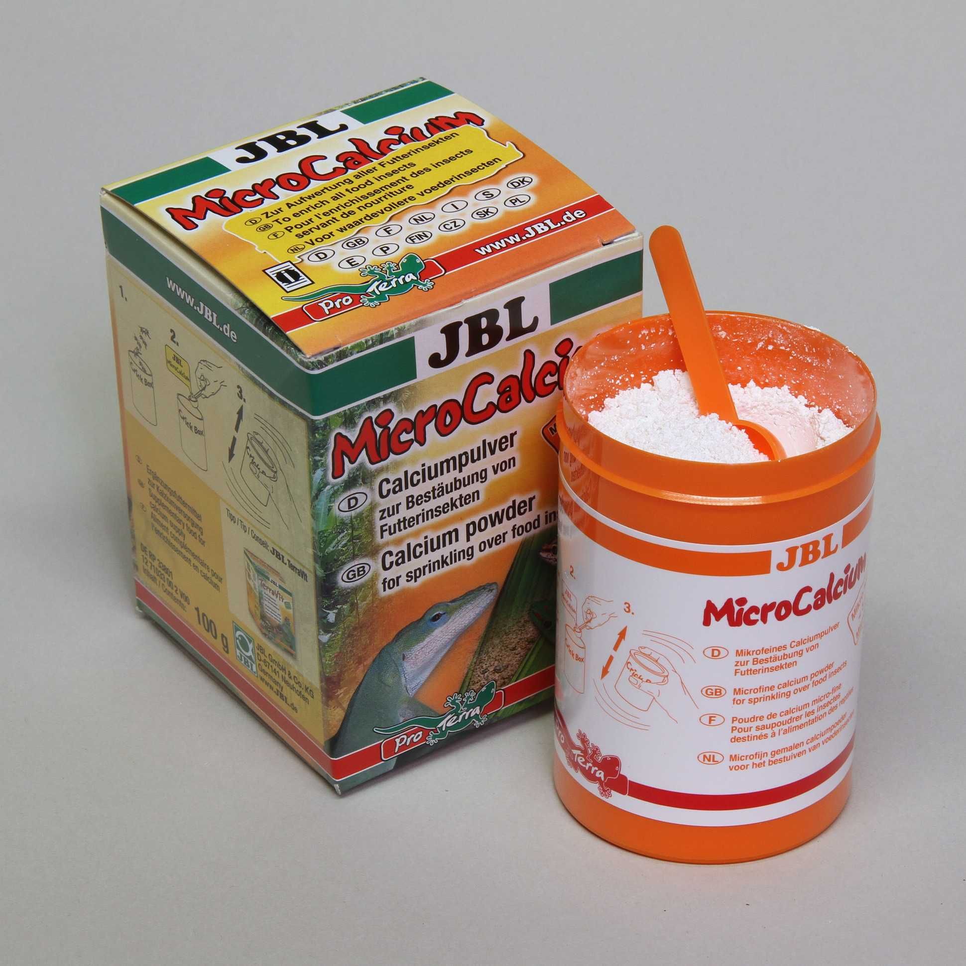 JBL MicroCalcium Mineralny pokarm dla wszystkich gadów 100g