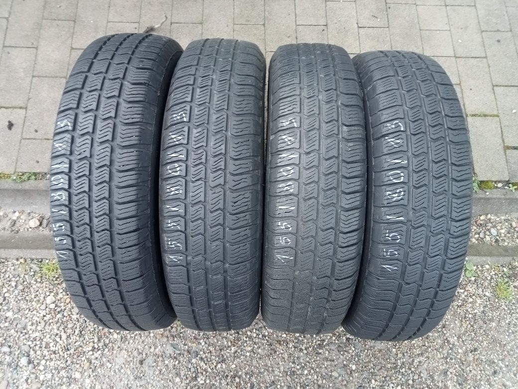 4x Opony Używane Całoroczne 155/80R13 Sava