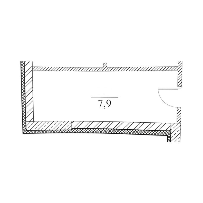 Оренда господарської кімнати 7,9 м2 комора, кладова, кладовка, комірка