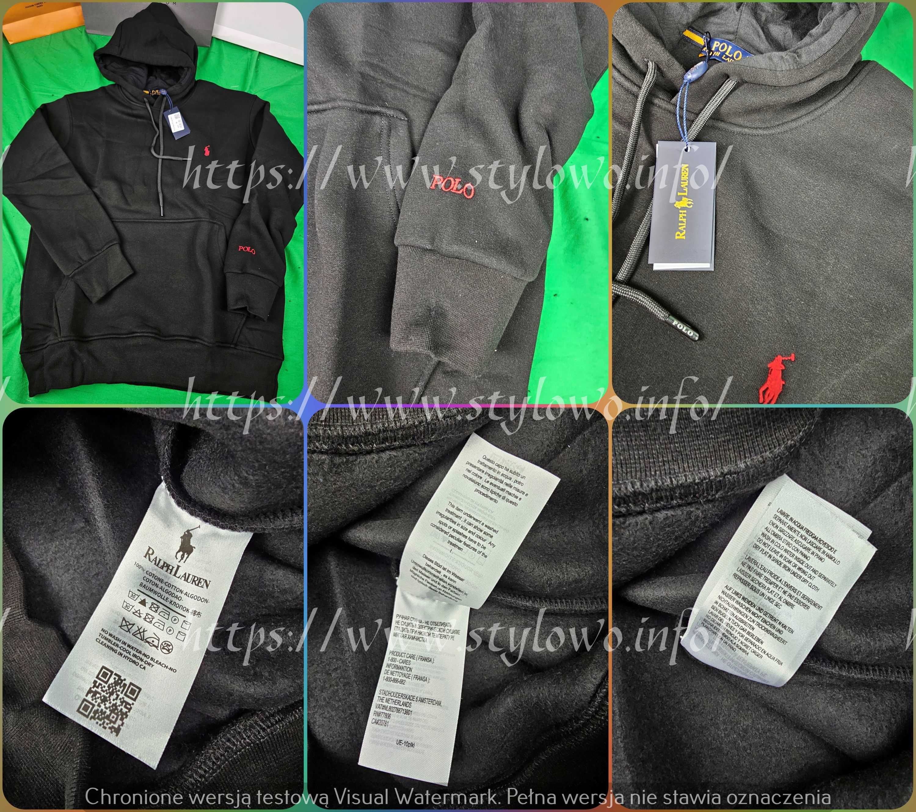 Bluza z kapturem męska Ralph Lauren Karl Lagerfeld kolory różne