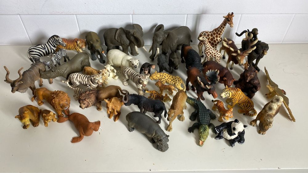 Coleção de figuras de animais