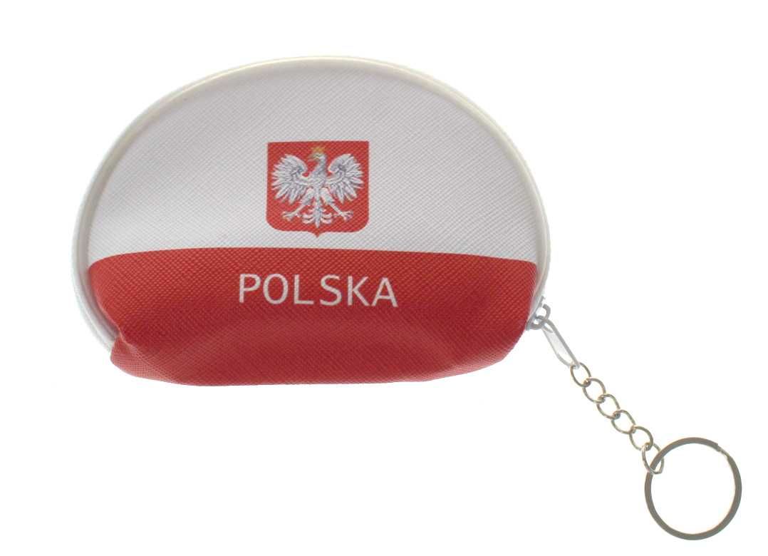 Portfel, brelok na suwak POLSKA