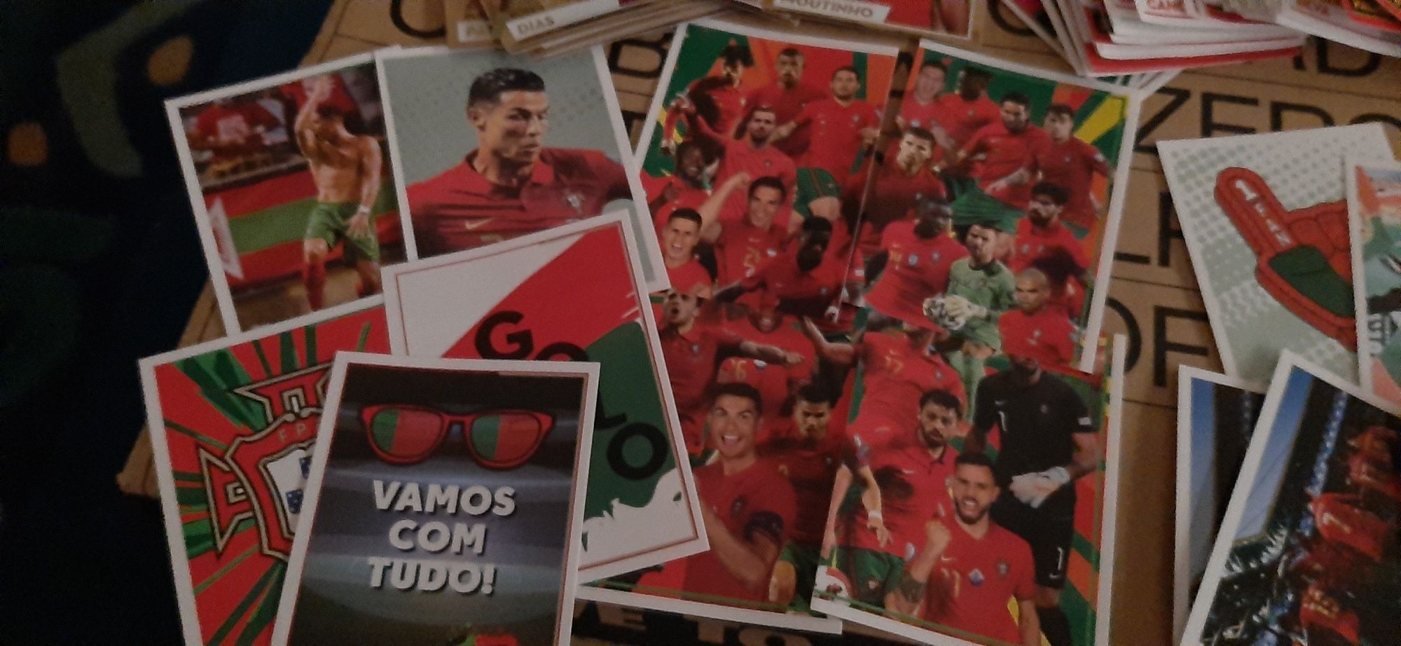 125 cromos fome de vencer 2022(coleção quase completa)