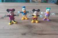 Myszka Mickey, Minie, Kaczor Donald i Daisy. Figurki Disney