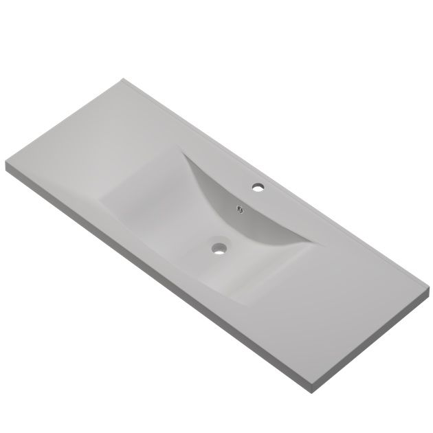 Раковина глянцева врізна Amidicon Liza 120 см 1200:480