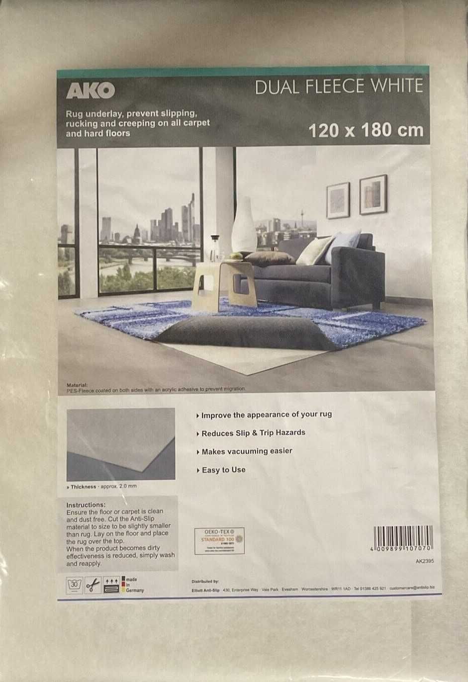 Mata antypoślizgowa podkładka pod dywan na każdą podłogę 120x180 cm