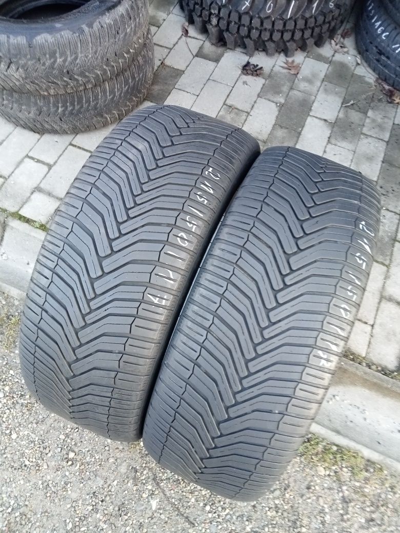 2x Opony Używane Całoroczne 215/50R17 Michelin