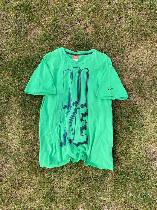 Koszulka Nike tee r.L vintage zielony logo haft streetwear swoosh