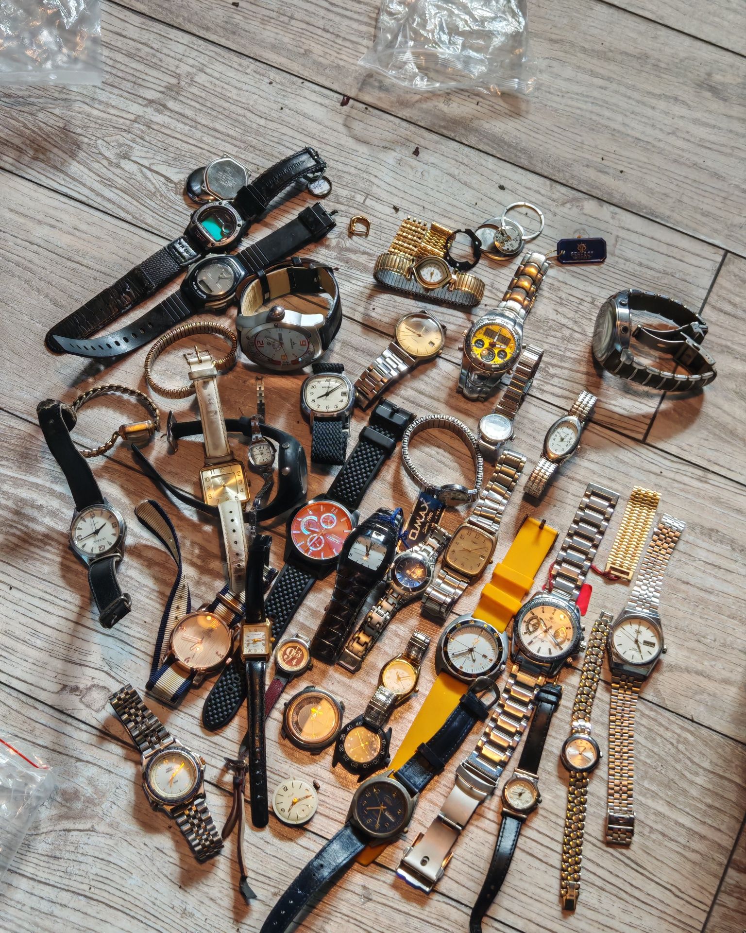 Zestaw zegarków casio/Sharp poljot Montana nakręcane kwarcowe