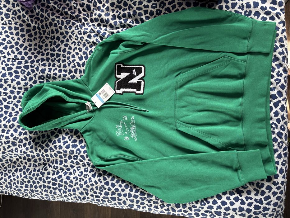 Nike Bluza Z Kapturem Roz. M Nowa Zielona Haft Tech Fleece Air Max