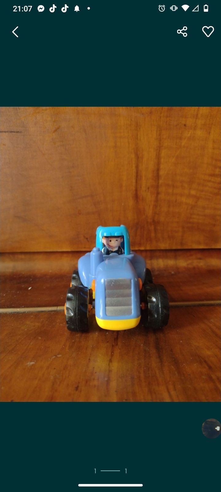 Samochód zabawka dla chłopców i traktorek