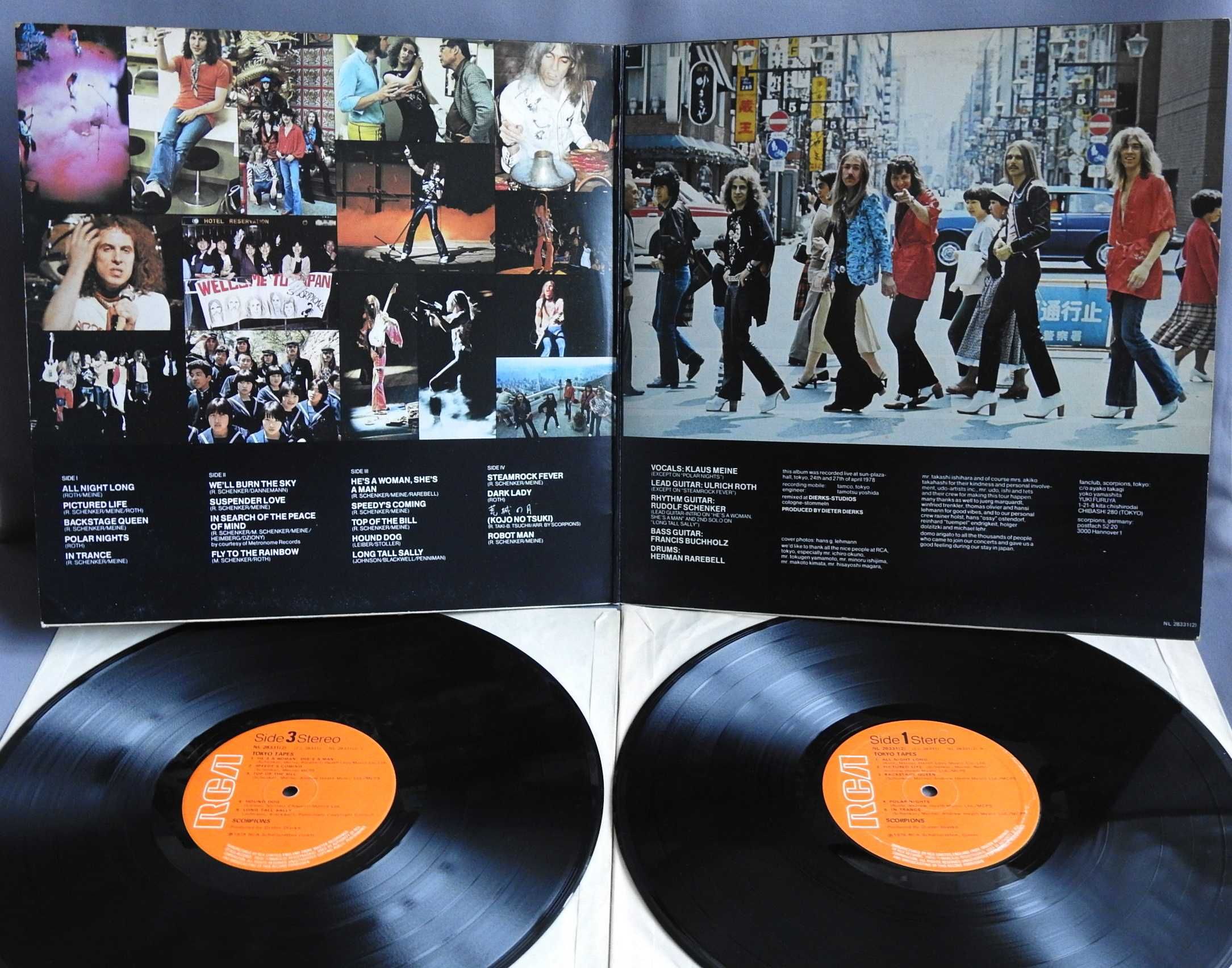Scorpions Tokyo Tapes LP UK пластинка 1978 1press NM Британия оригинал