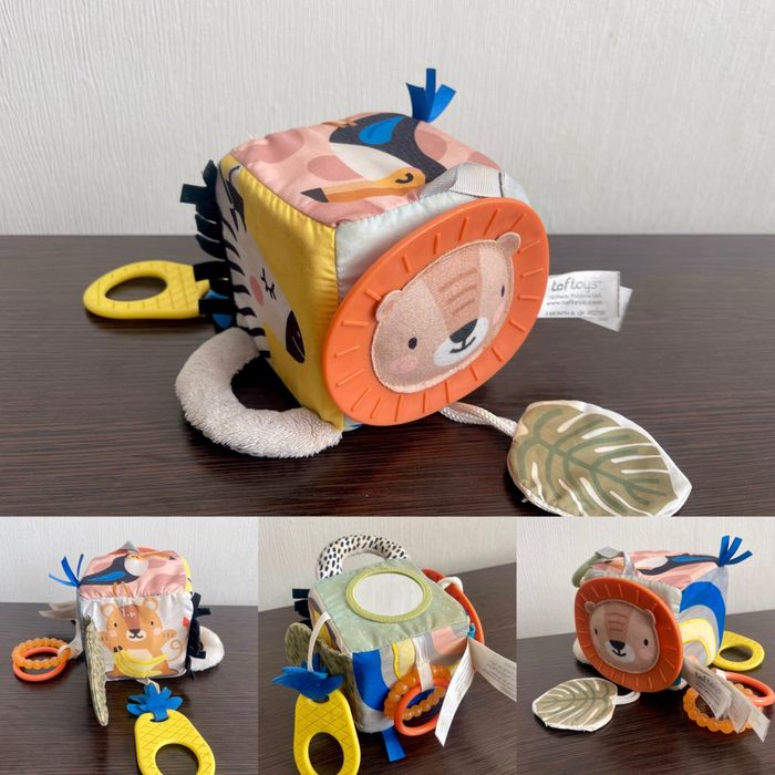 Розвиваюча іграшка-кубик Taf Toys Discovery Cube з колекції «Саванна»