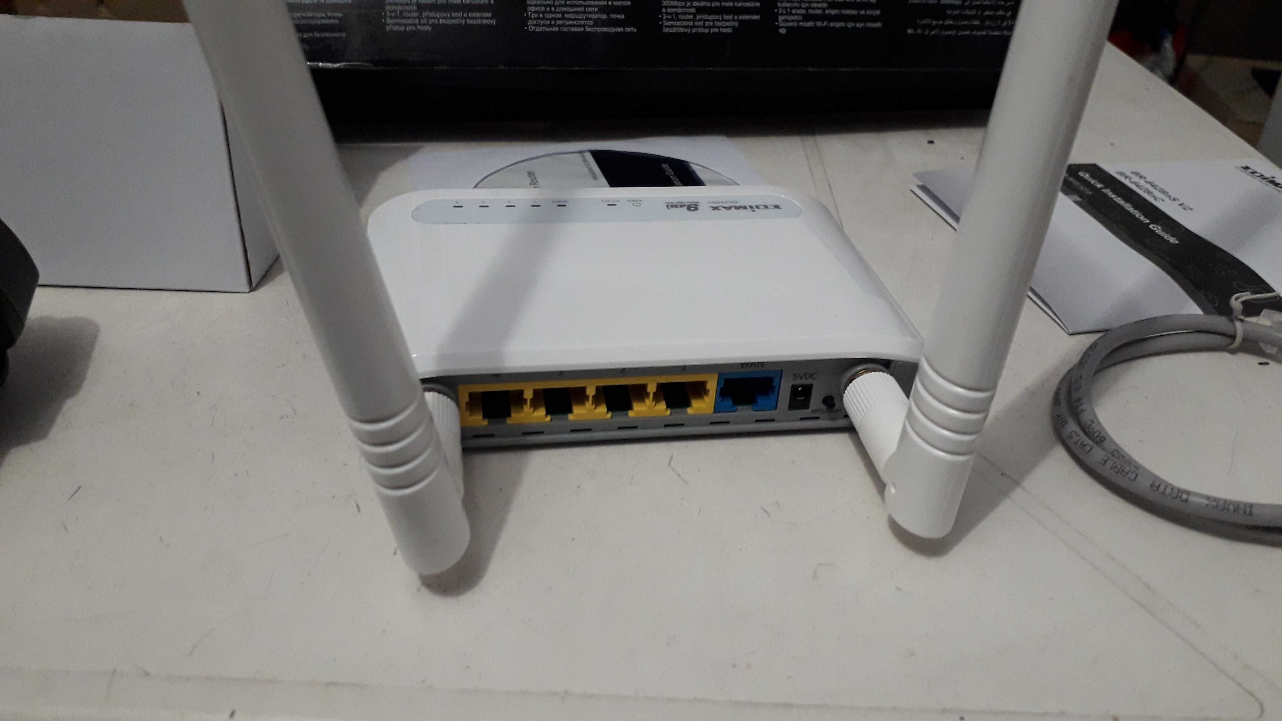 przedluzacz zasiegu 9dbi Edimax N300 router wifi