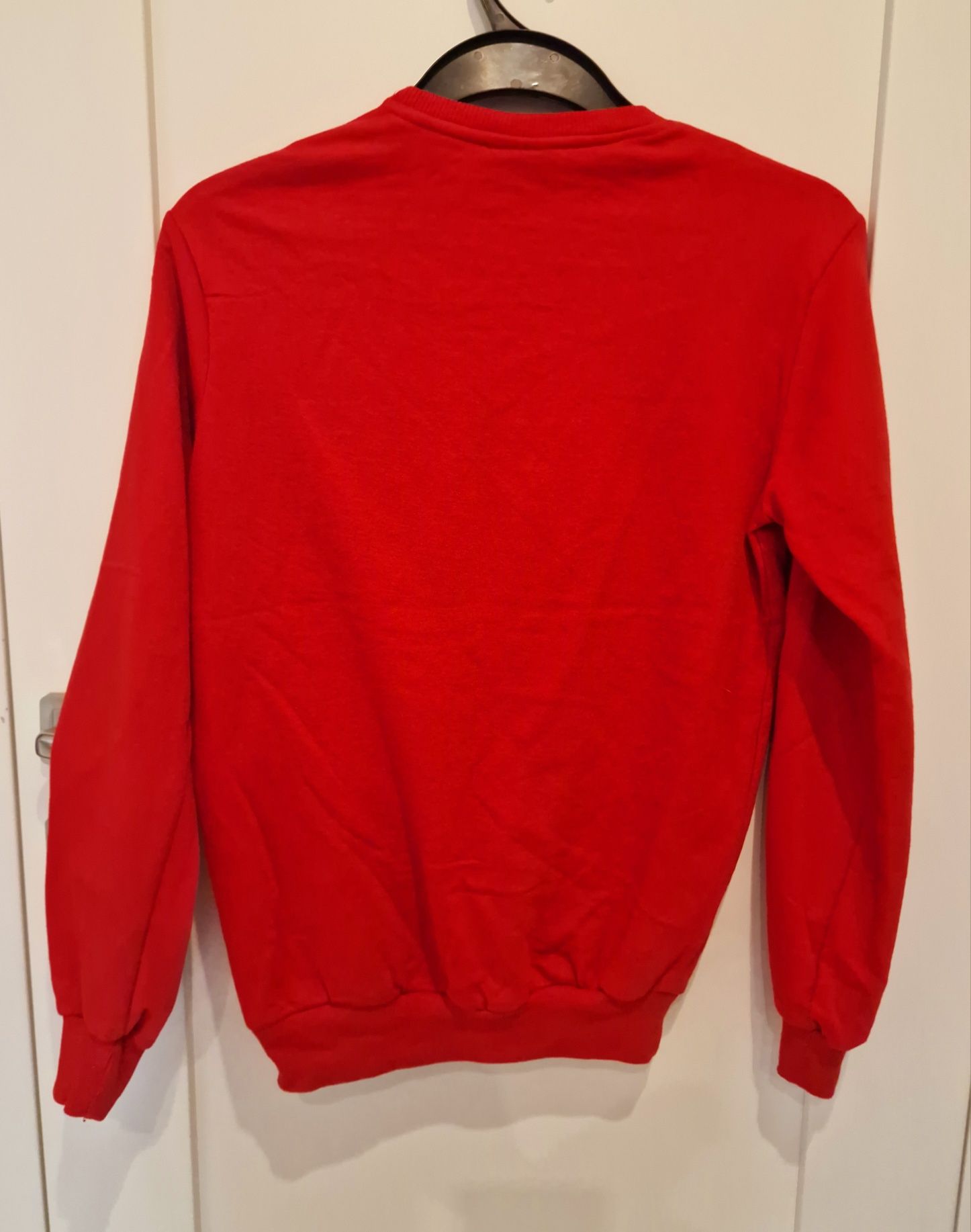 Bluza chłopięca młodzieżowa czerwona  158/164 cm S M Santa świąteczna
