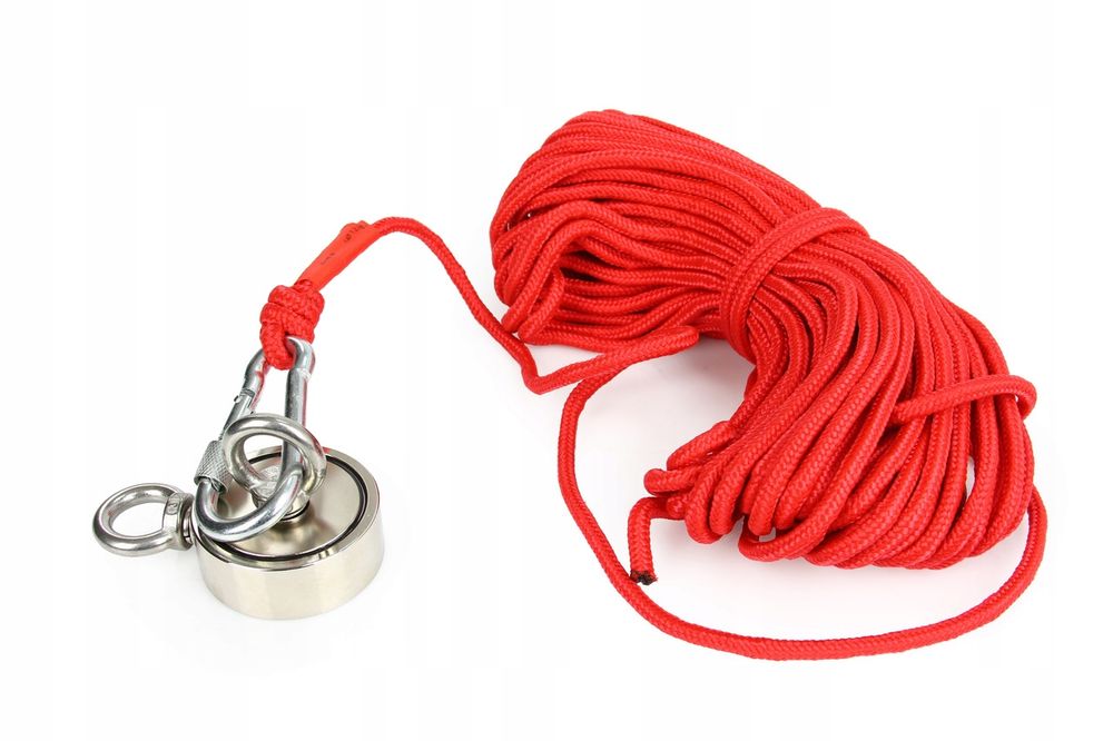 Magnes Neodymowy Okrągły Uchwyt Do Poszukiwań Lina