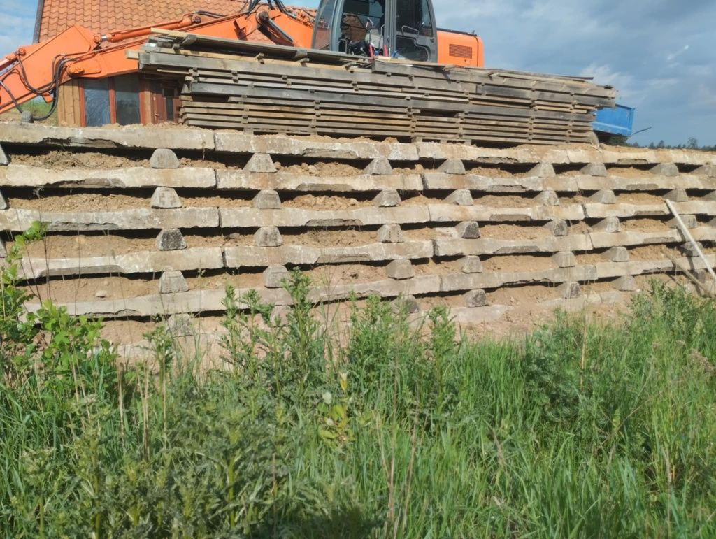 Prace ziemne usługi koparka kołowa