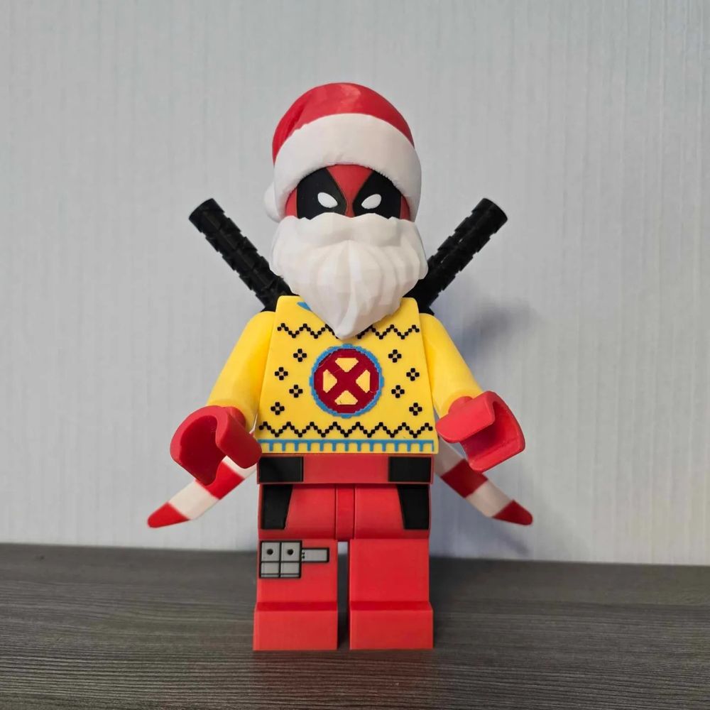 Figurka Świąteczny Deadpool LEGO XL