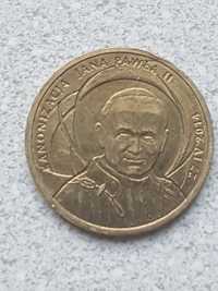 2 złote Kanonizacja Jana Pawła II 2014 rok