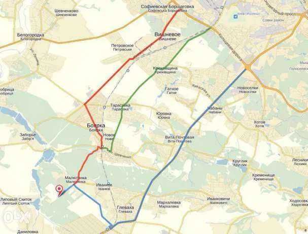 Малютянка 6,57 соток, Рядом КГ "Рябинки", Боярка, Глеваха