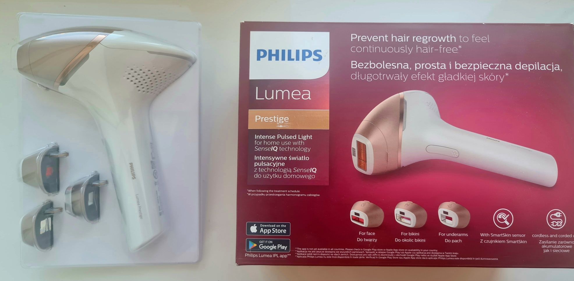 Фотоепілятор PHILIPS Lumea Prestige BRI956/00