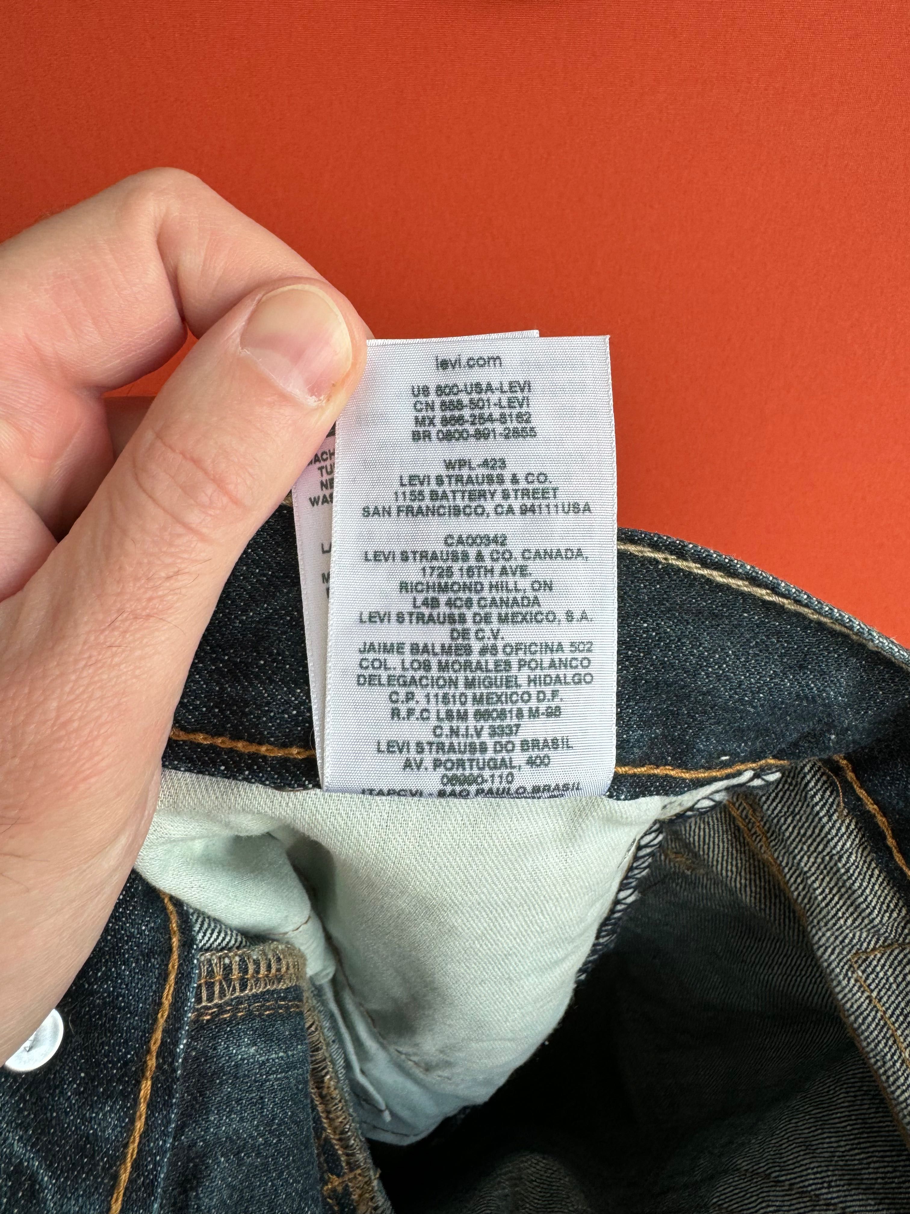 Levis Levi’s 511 оригинал мужские джинсы штаны размер 32 33 Б У