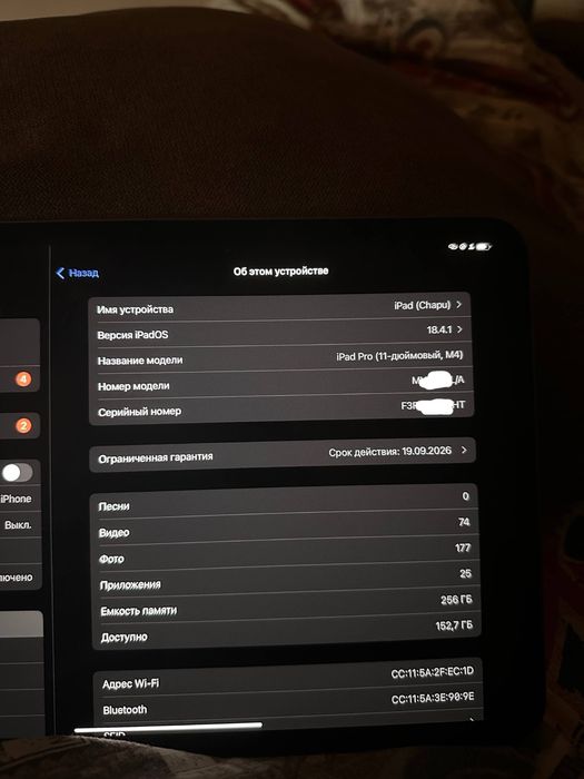 Ipad Pro M4 11 256gb