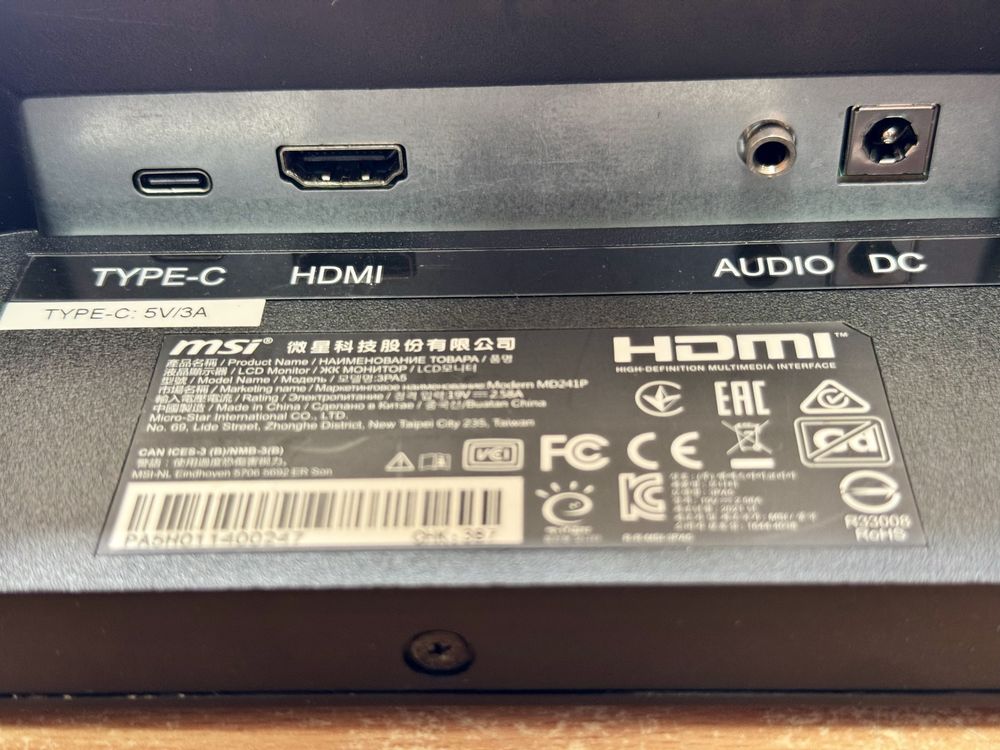 Monitor MSI Modern MD241P - 23,8” - LED IPS mat